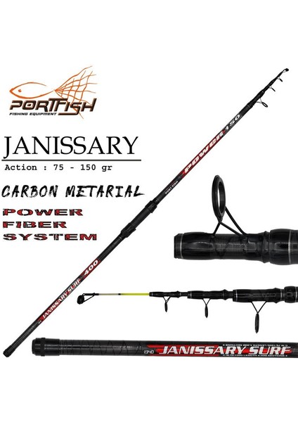 Janissary Surf Olta Kamışı 400 cm 150 gr