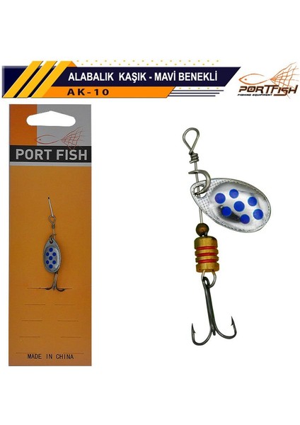 Alabalık Kaşığı Mavi Benekli 01