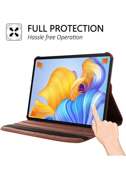 Apple iPad 10. Nesil 10.9 2022 Kılıf Dönebilen Standlı Uyku Tablet Kilifi Ekran Koruyucu Kalem 10.9 Inç