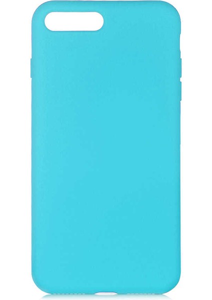 Apple iPhone 7 Plus Lansman Içi Kadife Silikon Kapak Pastel Renkler