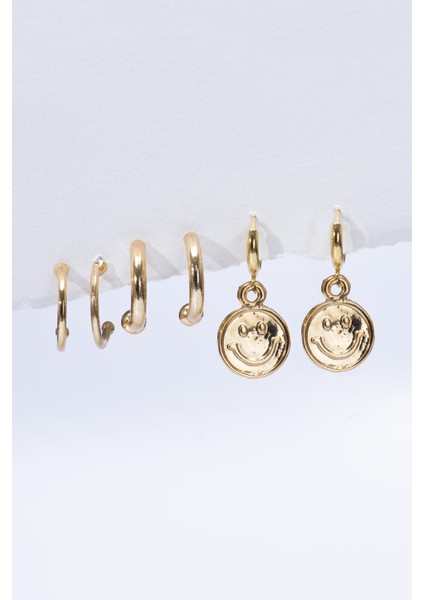 Gülen Yüzler Halka Küpe Seti fiyatları