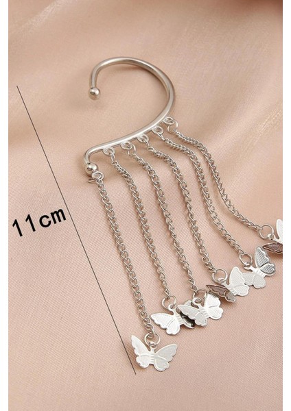 Kulak Deliği Gerektirmeyen Kelebek Ear-Cuff Küpe fırsatları