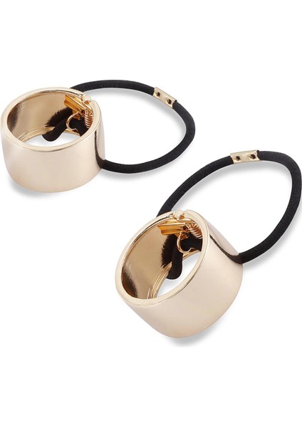 2'li Metal At Kuyruğu Kelepçesi Saç Tokası