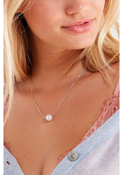 İnci Kolye Gümüş