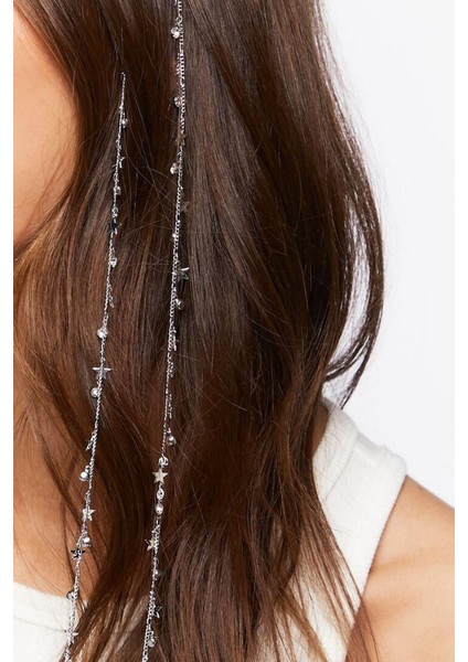 Tektaş ve Yıldız Sallantılı Saç Aksesuarı Taşlı Postiş fiyatları