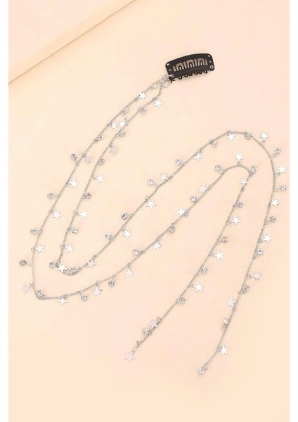 Tektaş ve Yıldız Sallantılı Saç Aksesuarı Taşlı Postiş fırsatları