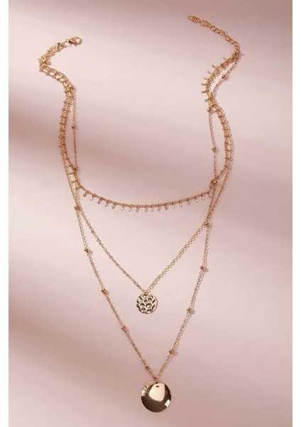 Pul Uçlu Zincir Kombinli Kolye Seti fiyatları