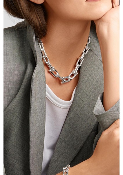 Link Kalın Zincir Kolye