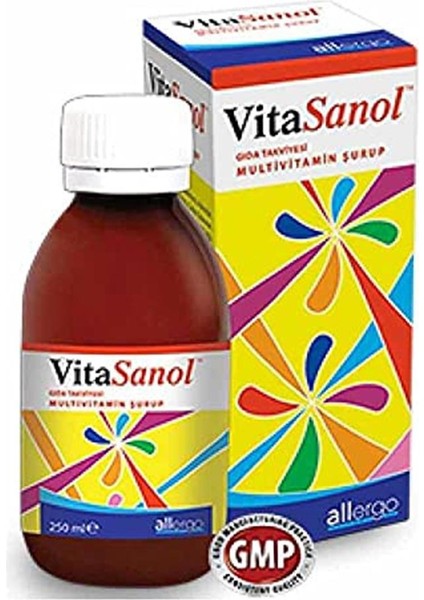 Vitasanol Gıda Takviyesi Multivitamin 250 ml Şurup (1 x 250 Ml)