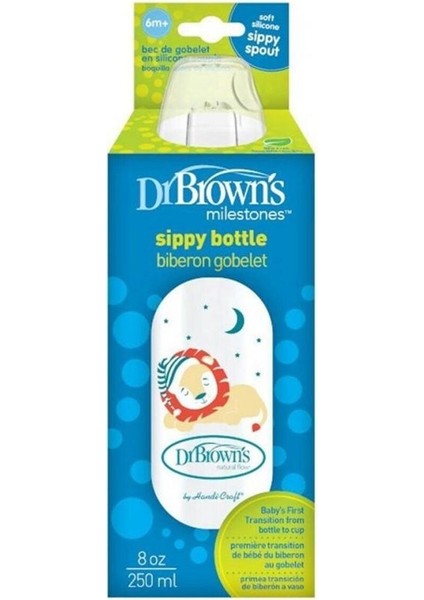 Dr. Brown's Sippy Spout Biberon Aslan 250 ml