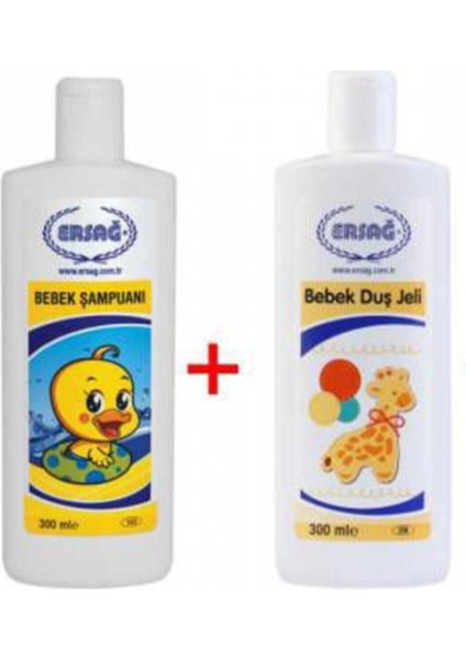 Bebek Şampuanı 300 ml Hediyesi Bebek Duş Jeli 300 ml