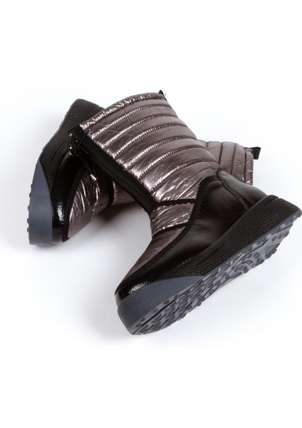 610-PL Kadın Platin Trak Tabanlı Paraşüt Kumaşlı Kar Botu fırsatları