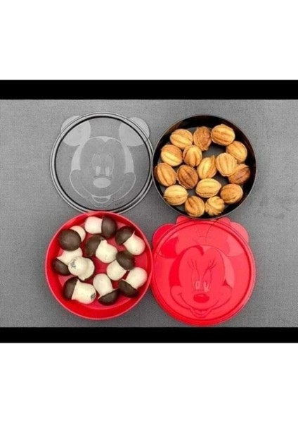 Mickey Minnie Ikili Saklama Kabı fiyatları