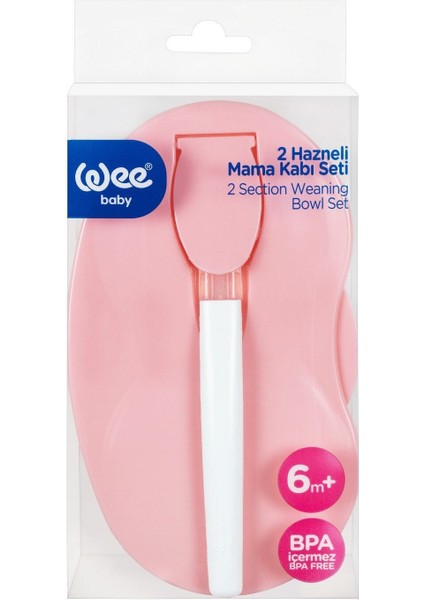 2 Hazneli Kapaklı Mama Tabağı Yemek Kabı Seti Pembe 6 Ay fırsatları