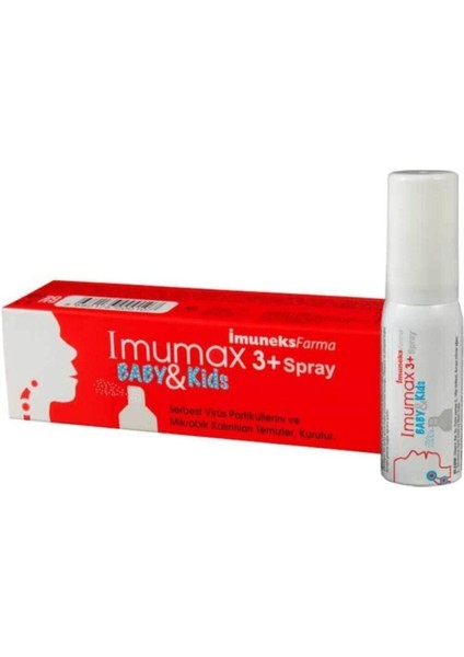 Imumax Baby Kids 3 Yaş ve Üstü Boğaz Spreyi