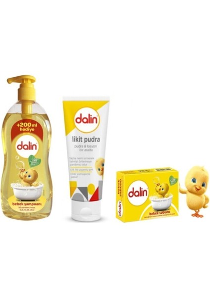 Fırsat Paketi ( 900 ml Şampuan+ Likit Pudra+ Bebek Sabunu 100 Gr)