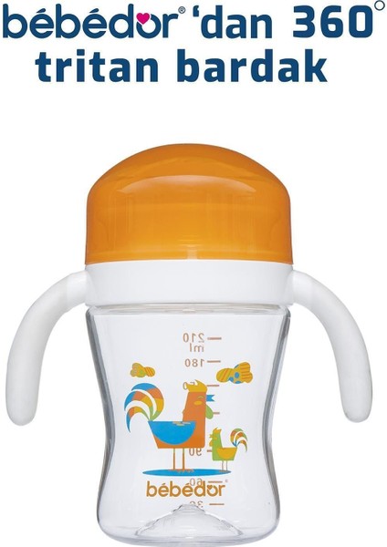 Premium Seri 360 Derece Dönen Bardak Tritan 210 ml modelleri