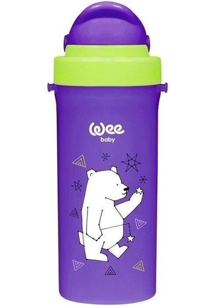 Pipetli Bardak 300 ml - Mor