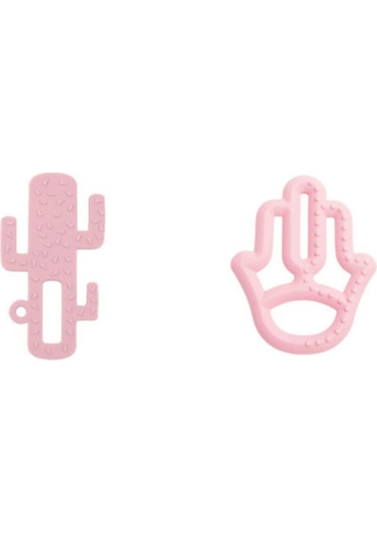 Kaktüs + Annenin Eli Diş Kaşıyıcı Set Pembe