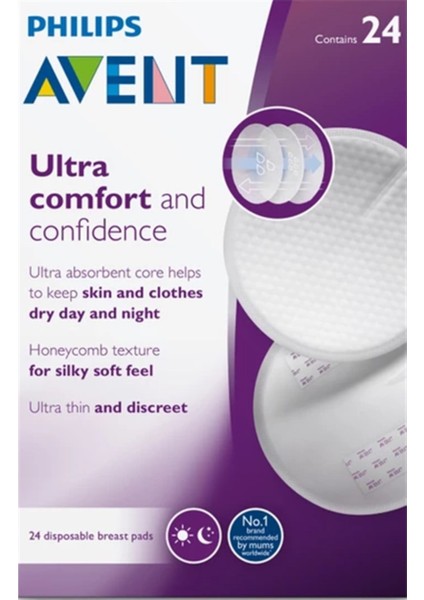 Philips Avent SCF254/24 Tek Kullanımlık Göğüs Pedi 24LÜ