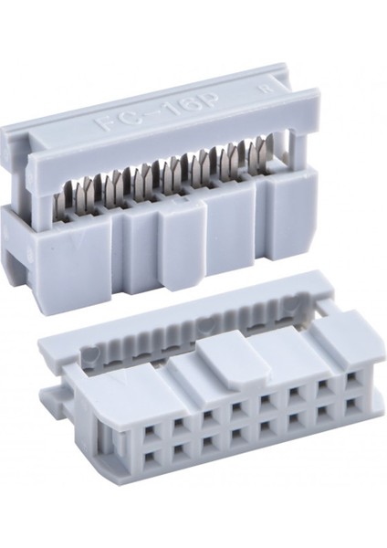 Iki Sıra Dişi 16 Pin Yassı Kablo Konnektörü