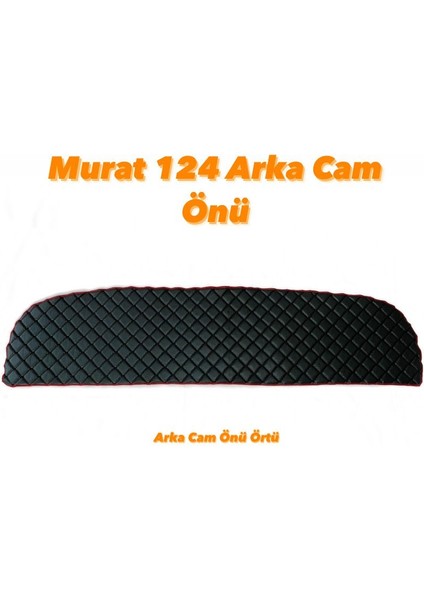 Vip Deri Kapitone Desen Murat 124 Arka Cam Önü Örtüsü