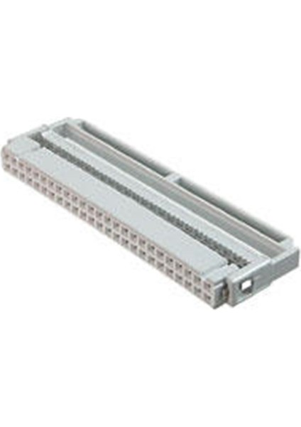 Idc-Soket 2.54 Mm, No S/r, Gri, Sel. Gold, 26-Pin