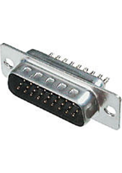 High-Density D-Sub Connector, 26-Poles, Male, Solder Cups