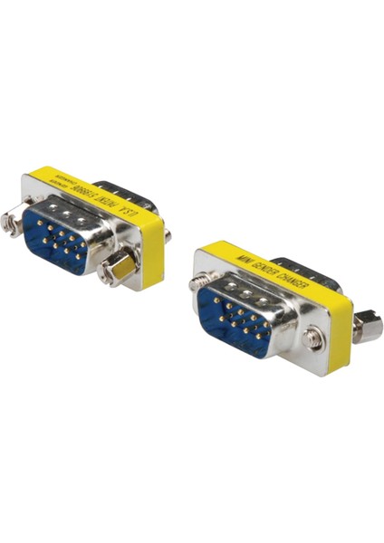 Mini Gender Changer, Db9 Erkek, Db9 Erkek, Metal