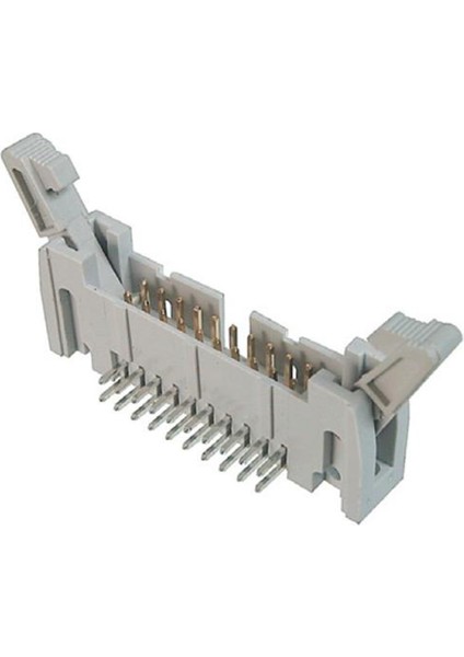 Pcb Konnektör, 14 Pin Erkek, Kilitli 90 Derece