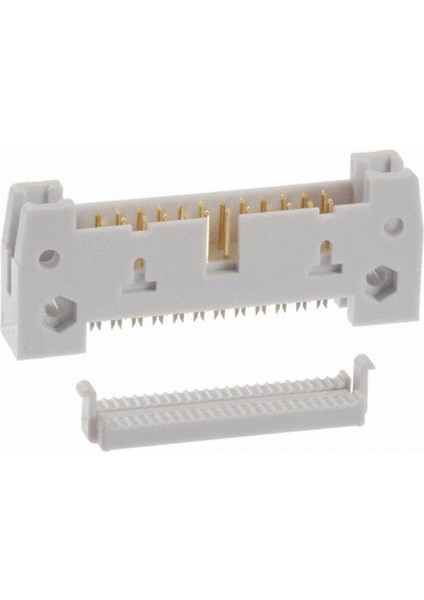 Pcb Konnektör, 20 Pin Erkek, altın Kaplama, Uzun Kilitli