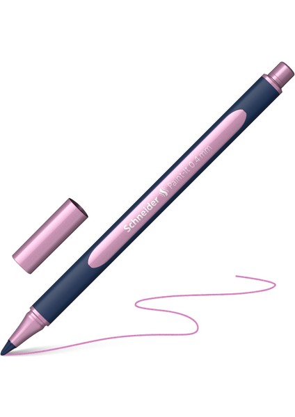 Paint-It 050 Metalik Rollerball Tükenmez Kalem 0.4 mm Pembe
