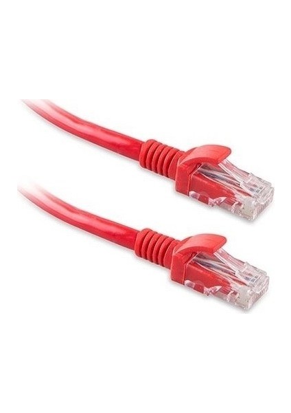 CAT5E 3m Internet Kablosu 3 Metre Kırmızı Kablo Utp Internet Kablosu Patch Cord