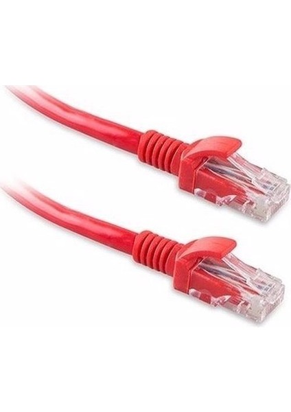 CAT5E 3m Internet Kablosu 3 Metre Kırmızı Kablo Utp Internet Kablosu Patch Cord