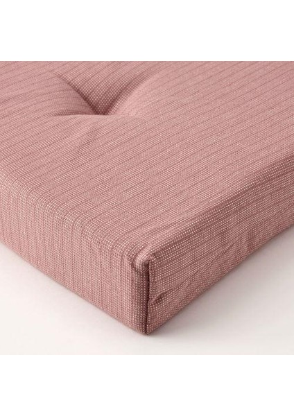 Sandalye Minderi Pembe Renk 35/42X40X4 cm Cırt Cırtlı Bantlı fiyatları