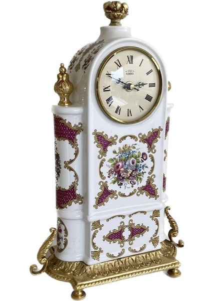 Mignon Decore J'limoges Ala Main Antika Porselen Masa Saati