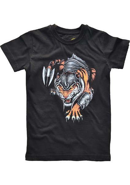 Fly Tshirt Tiger Çocuk Kısa Kollu T-Shirt