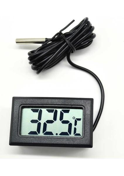 Sıcaklık Ölçer Problu Termometre Akvaryum Kuluçka Makinasi
