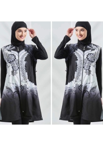 1001 Siyah Tesettür Mayo