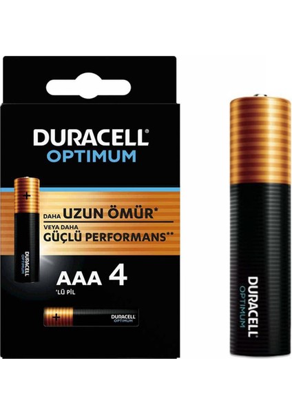 Optımum MX2400 1.5V Alkalın Aaa Ince Kalem Pil 4'lü Paket