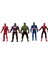 5'li Avengers Yenilmezler Süper Kahraman Aksesuarlı Işıklı Figürler 1