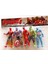 Avengers 5'li Karakterler Spiderman, Thanos, Ironman, Hulk, Kaptan America Işıksız 12CM 2