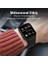 Polham Hermes Loop Deri Apple Watch 42-44-45MM Kordon Kayış, Ultra Hafif, Çelik Tokalı Kayış 3