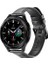 Polham Hermes Loop Samsung Galaxy Watch 22MM ve Huawei Gt2-Gt3-Magic 2 46MM Için Deri Kayış Kordon 1