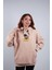 Unisex Oversize Hoodie Son Goku Dragon Ball Taş Rengi 2