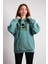 Unisex Oversize Hoodie Son Goku Dragon Ball Mint Yeşili 1