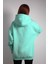 Unisex Oversize Hoodie Roshi Yamcha Dragon Ball Puantiyeli Turkuaz 4