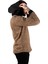 Piksel Detaylı Kolları Ribanalı Eteği Oval Kesim Kapüşonlu Erkek Sweatshirt 2303084 5