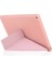 Apple iPad 10.2 2021 (9.nesil) Smart Cover Standlı Yumuşak Silikon Arkası Şeffaf Renkli Tablet Kılıfı 3