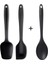 Yüksek Kalite, Sert, Silikon,3 Parça, Pasta, Yemek Kaşık,Spatula, Yanmaz, Yapışmaz Set 1